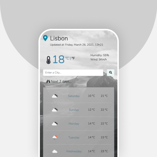 image of weatherapp project